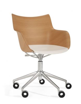 Q/Wood Swivel Chair Kartell